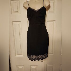 Zara black lacy dress, size extra small
